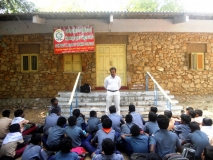 SCOUT & NGC ONE DAY CAMP TO PULLOOTHU - 12.02.2019 - Mr S. MANIKANDAN ADDRESSING THE BOYS