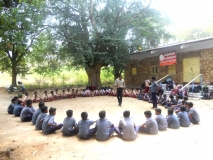 SCOUT & NGC ONE DAY CAMP TO PULLOOTHU - 12.02.2019 - Mr T. JOSEPH VINO ADDRESSING THE BOYS