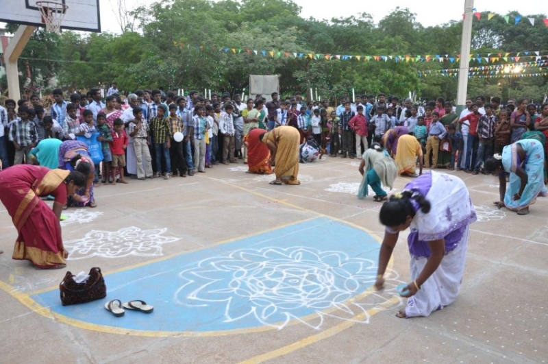 parents day rangoli